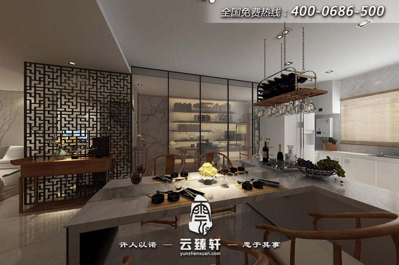 開(kāi)放式的餐廳和廚房設(shè)計(jì)
