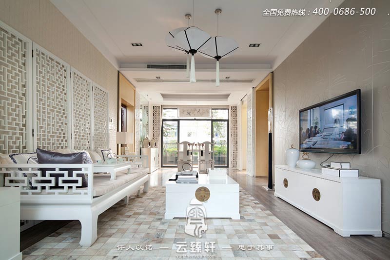 簡(jiǎn)約中式別墅設(shè)計(jì)效果圖